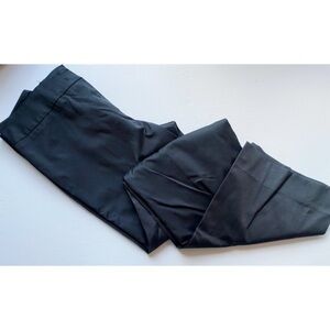 Escada • Solid Black Cotton Trousers